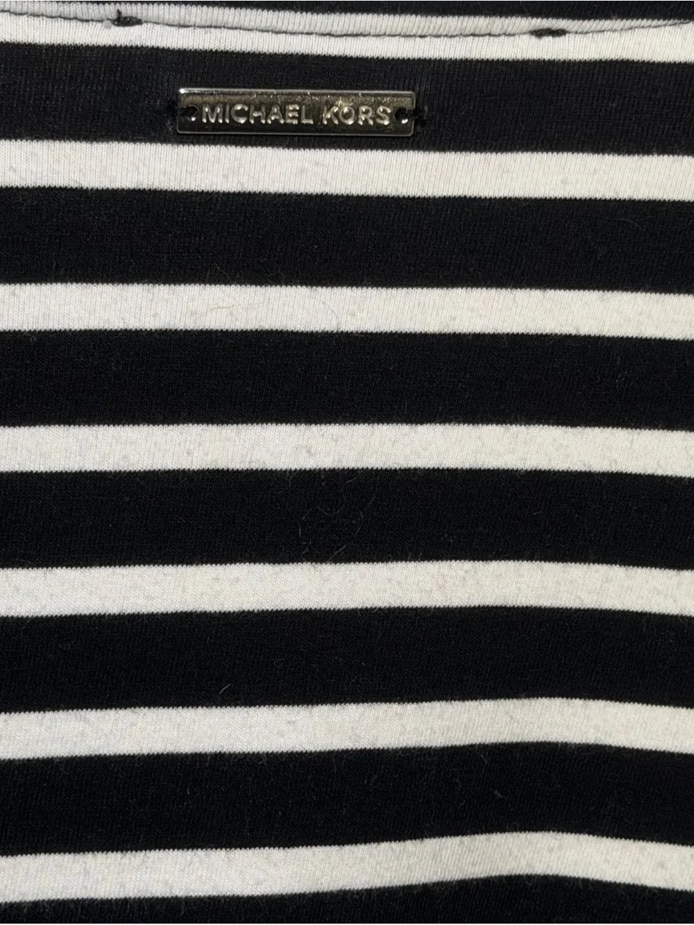 Michael Kors Cover Up or Dress Black and White Preppy Nautical
